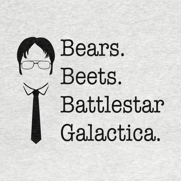 Bears. Beets. Battlestar Galactica. by BearWoodTreasures